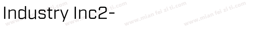 Industry Inc2字体转换